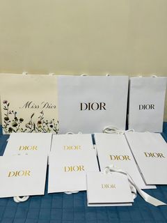 Authentic Dior Paper Bags