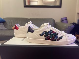 Gucci Ace “Year of the Dog” Embroidered Sneaker [GUCCI 38]