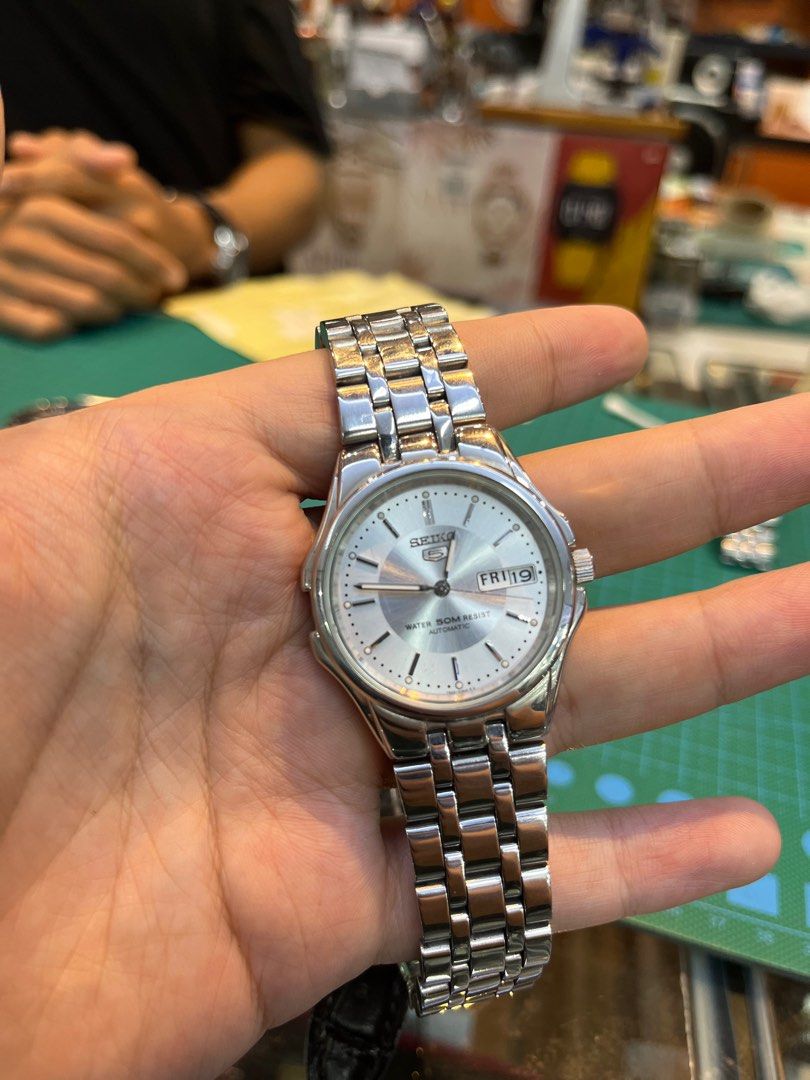 Automatic seiko 5 nautilus SNK089 putih 7s26 Fesyen Pria Jam