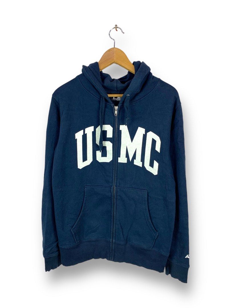 Usmc online zipper hoodie