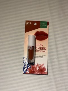 Baby Bright Lip & Cheek Matte Tint #15