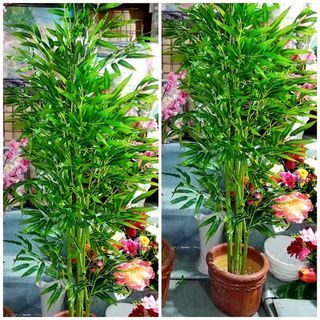 Bamboo Plant Artificial Plant 4.5 ft w/Pot