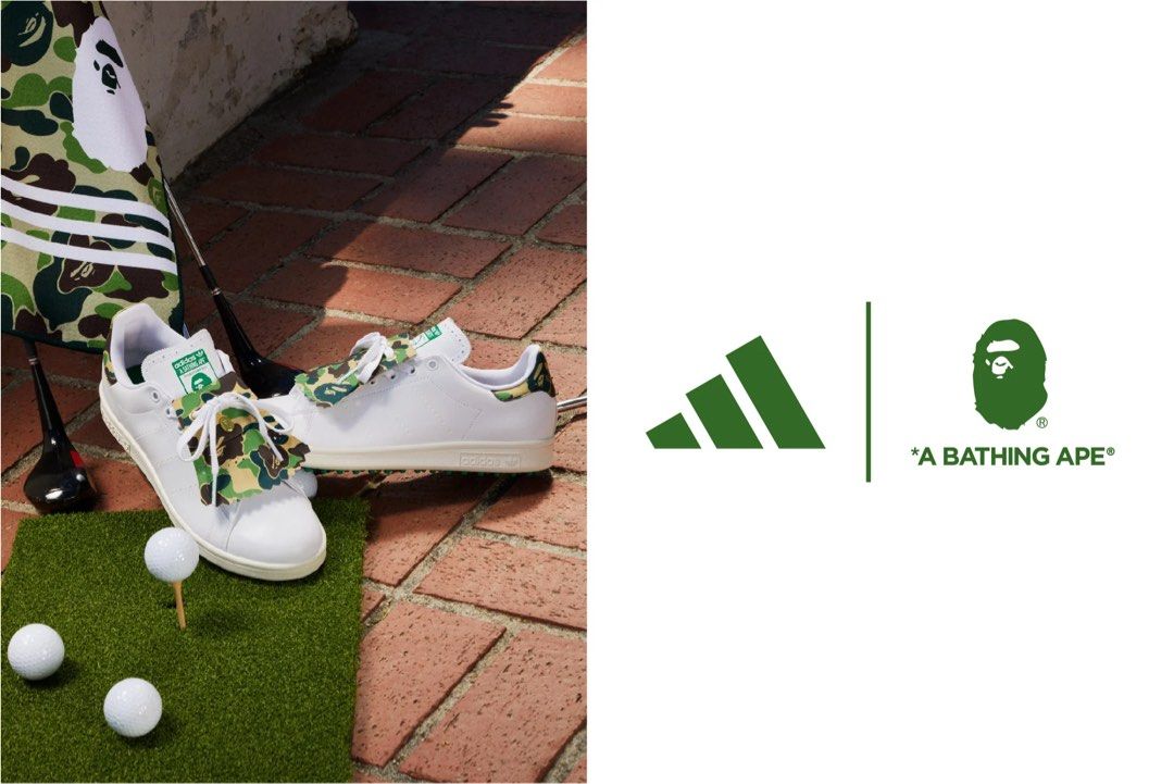 BAPE x Adidas Golf, Men's Fashion, Footwear, Sneakers on Carousell