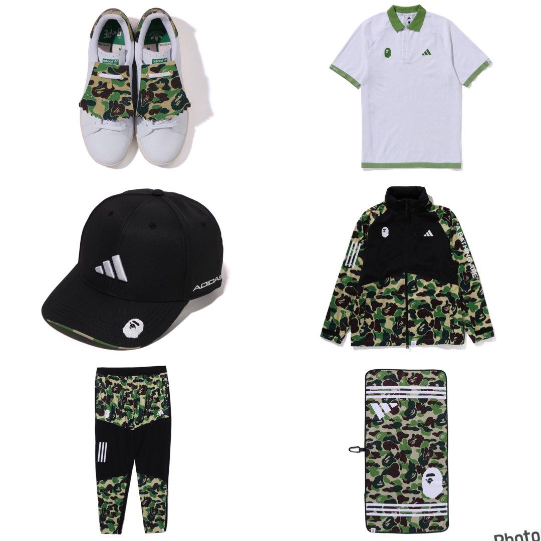adidas gazelle silver green womens BAPE X ADIDAS STAN SMITH GOLF SHOES – Moore Unique Products main image 0