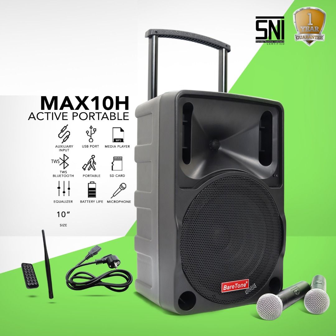 Speaker portable sales 10 inch