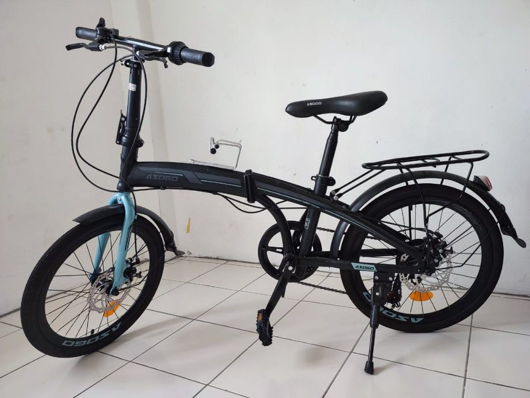 Basikal Lipat Foldable Bicycle Foldable Bike Brand Asogo 20 Negotiable