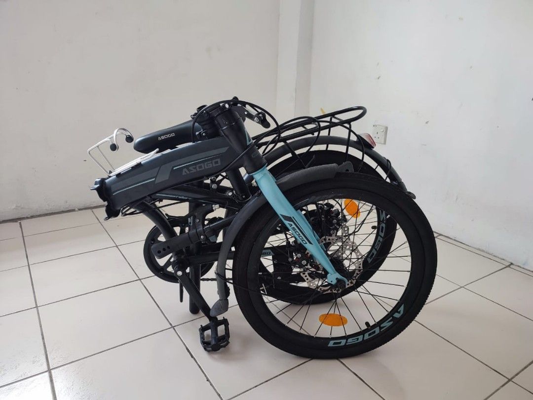 Basikal Lipat Foldable Bicycle Foldable Bike Brand Asogo 20 Negotiable