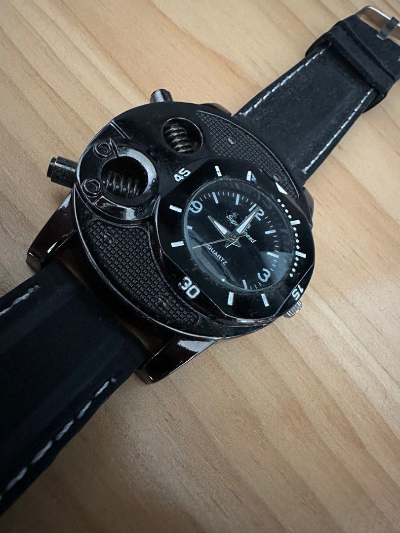 All black sports watch store