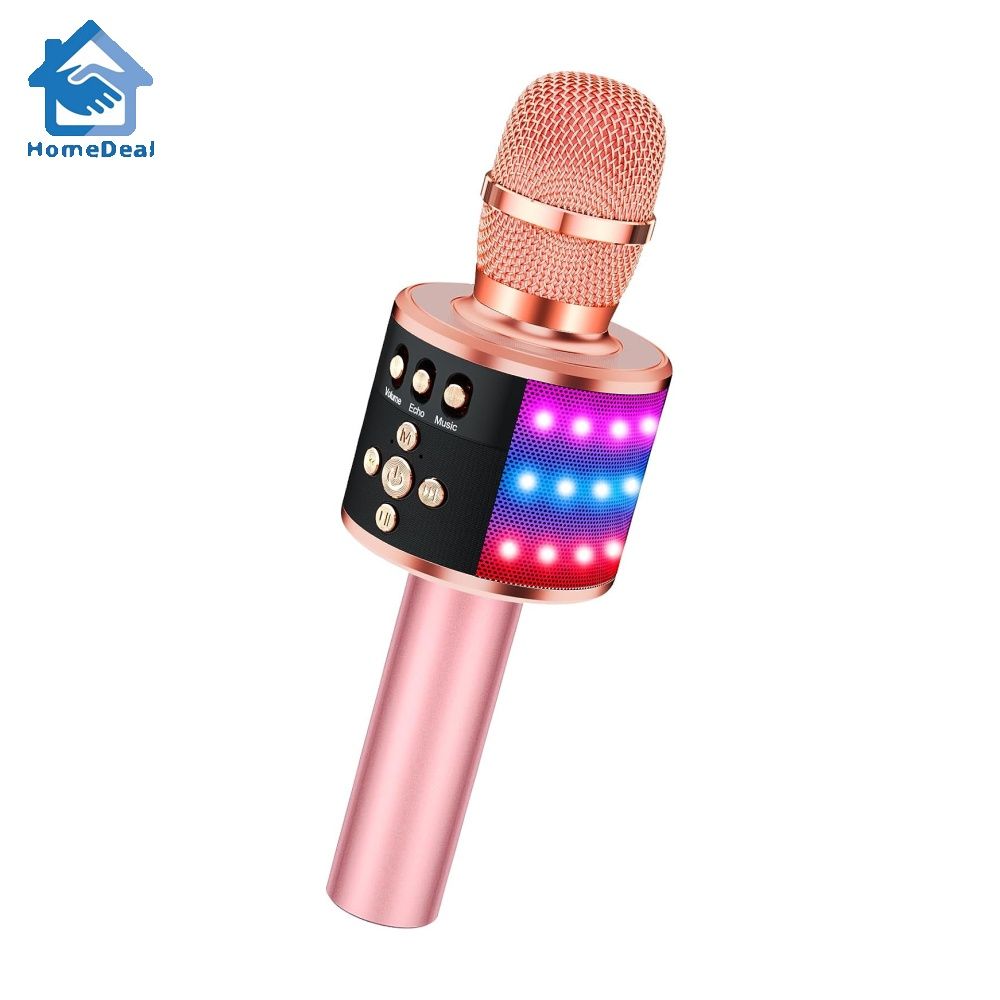 Bonaok bluetooth karaoke wireless discount microphone