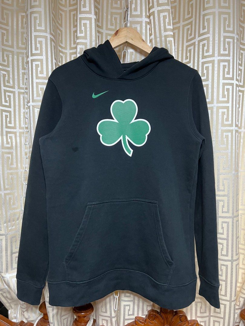 Black boston celtics top hoodie