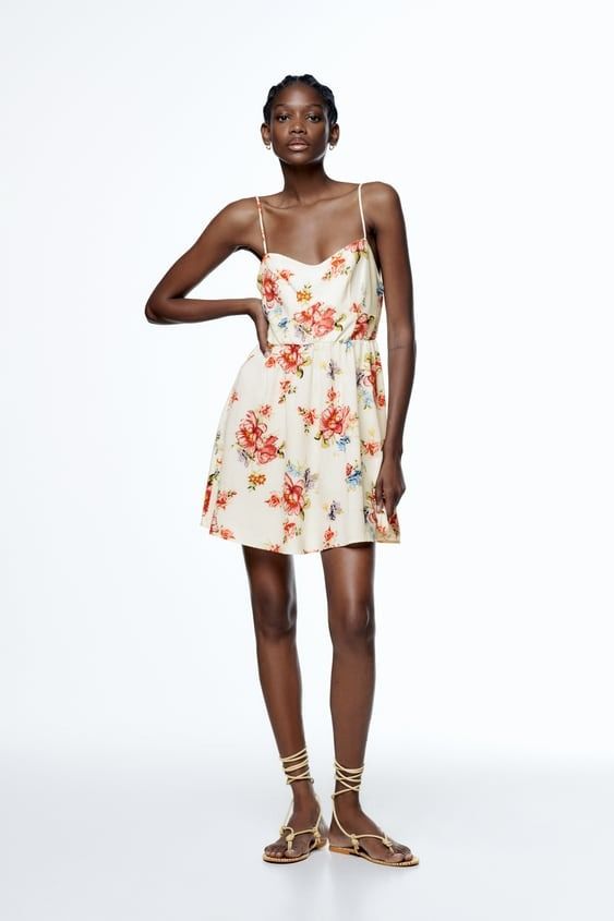 Zara short floral dress on sale