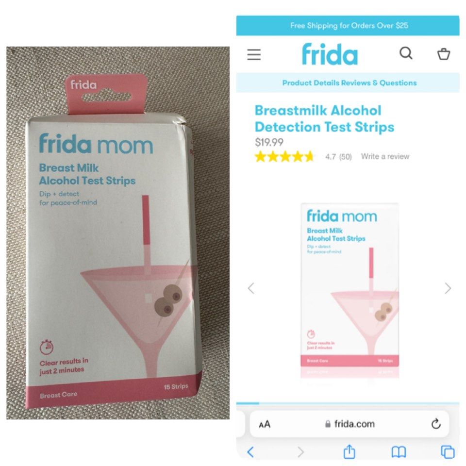 Breast milk alcohol test strips, Babies & Kids, Nursing & Feeding