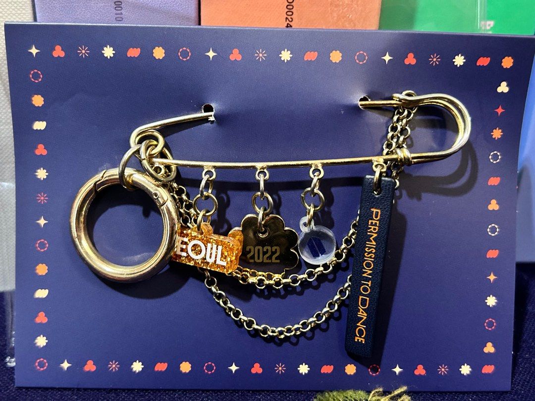 BTS Permission to Dance Memorial Key Ring, Hobbies & Toys, Memorabilia & Collectibles, KWave on