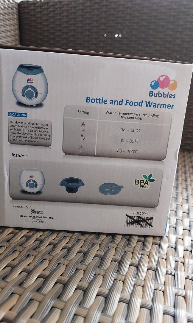 Bubbles Bottle and Food Warmer, Babies & Kids, Nursing & Feeding