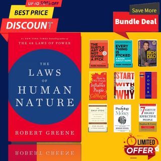 [BUNDLE PROMO] THE LAWS OF HUMAN NATURE PLUS ONE SELF-HELP BOOK
