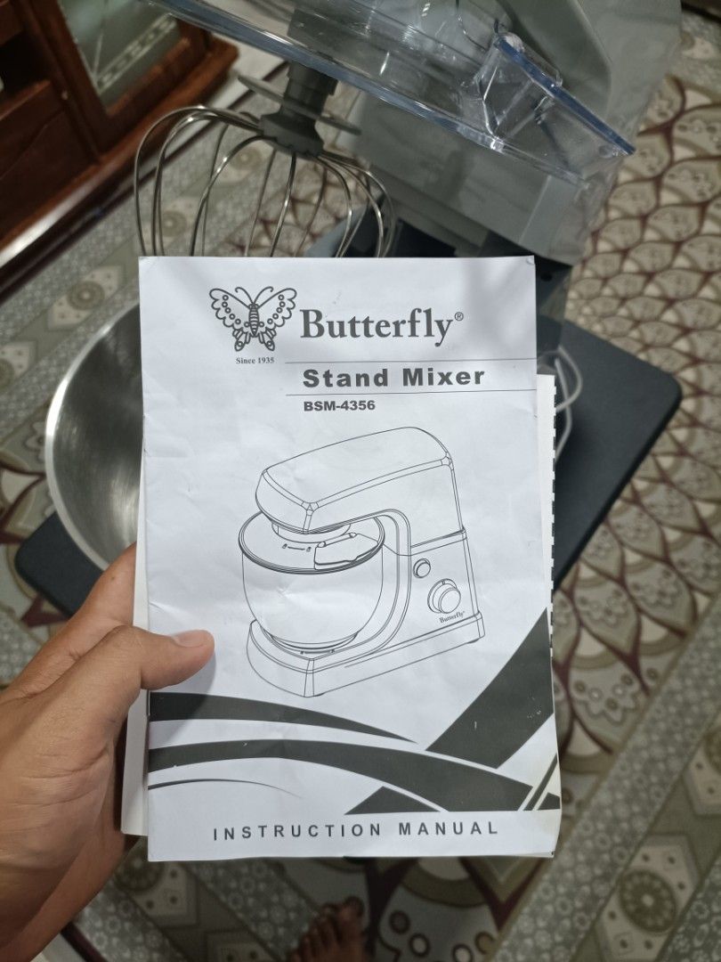 Butterfly Stand Mixer BSM4356, Food & Drinks, Homemade Bakes on Carousell