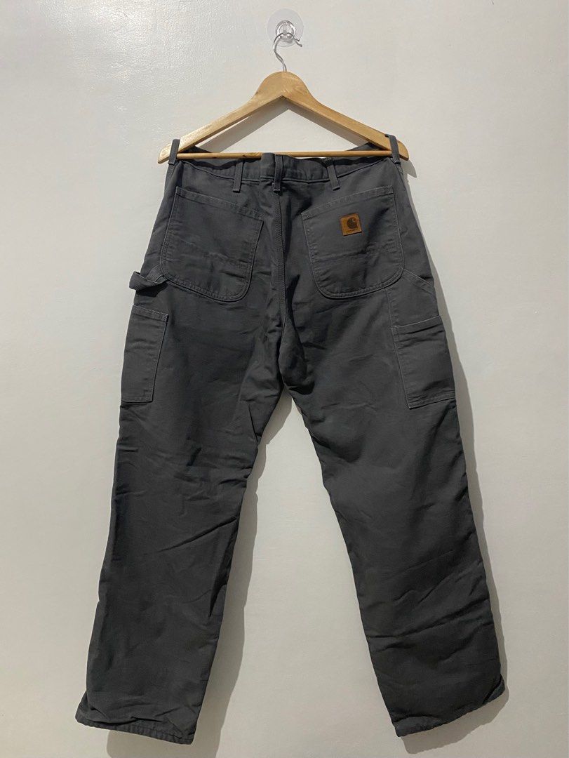 Carhartt flannel lined duck pants deals