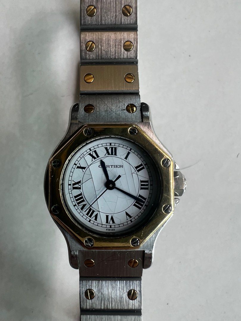 Cartier santos discount ronde octagon