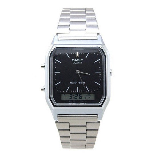 Casio aq 230 black cheap