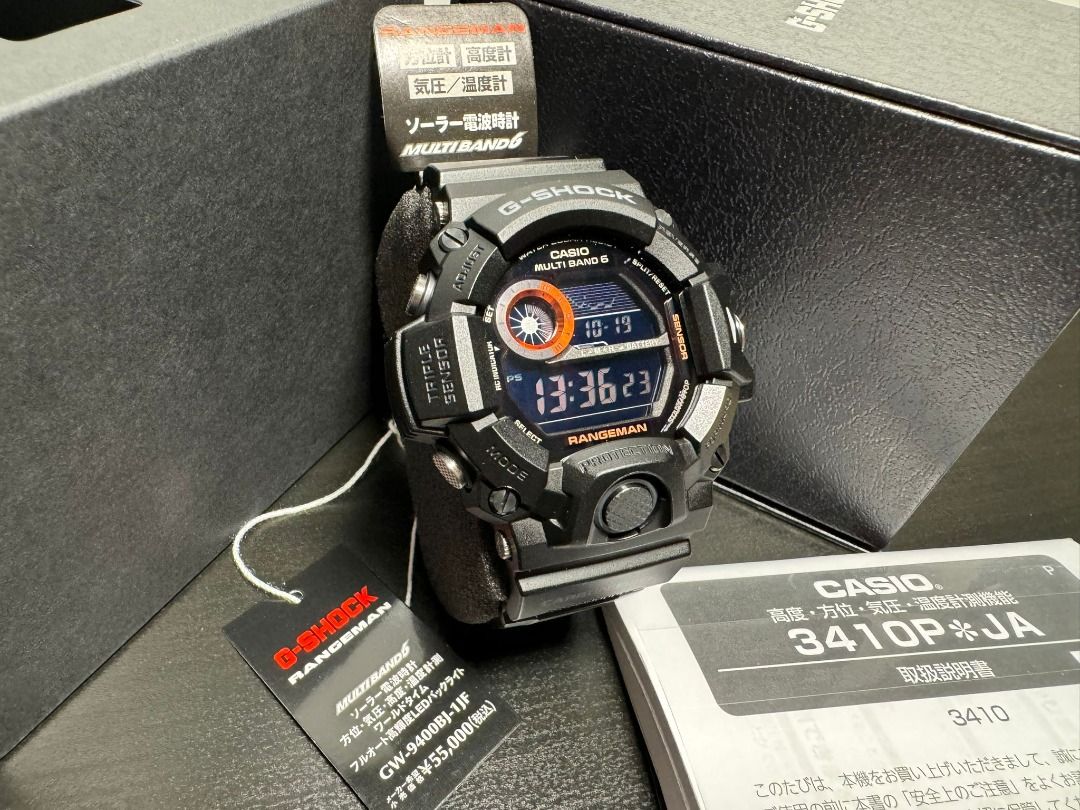 Casio G-Shock Rangeman GW-9400BJ-1JF GW-9400, 男裝, 手錶及配件