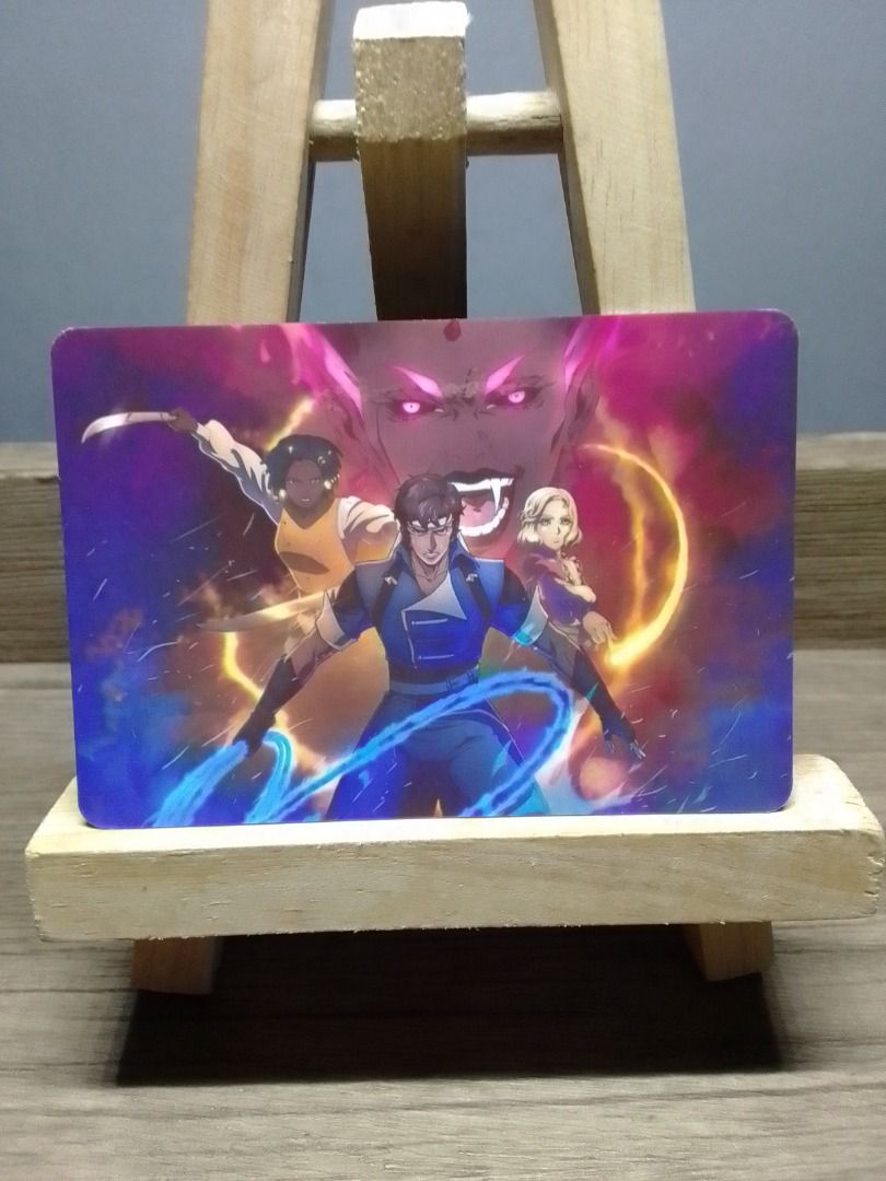 CASTLEVANIA NOCTURNE ART CARD - CUSTOM (Category: Raw Singles) located in Mandaluyong City. Submitted by neko.neko21 (Listing ID 1260941013, Image 1). Description: SIZE : 58mm x 83mm x 1mm - FORMAT : Custom-made art card REMARK : - Same scale and thickness to a Japanese Collectible Card (Carddass). - Back to back print. - Smooth front texture. - Matte back texture. - Non-cardboard medium. - Hi-res and clear images. PAYMENT METHOD - BDO - BANK OF 