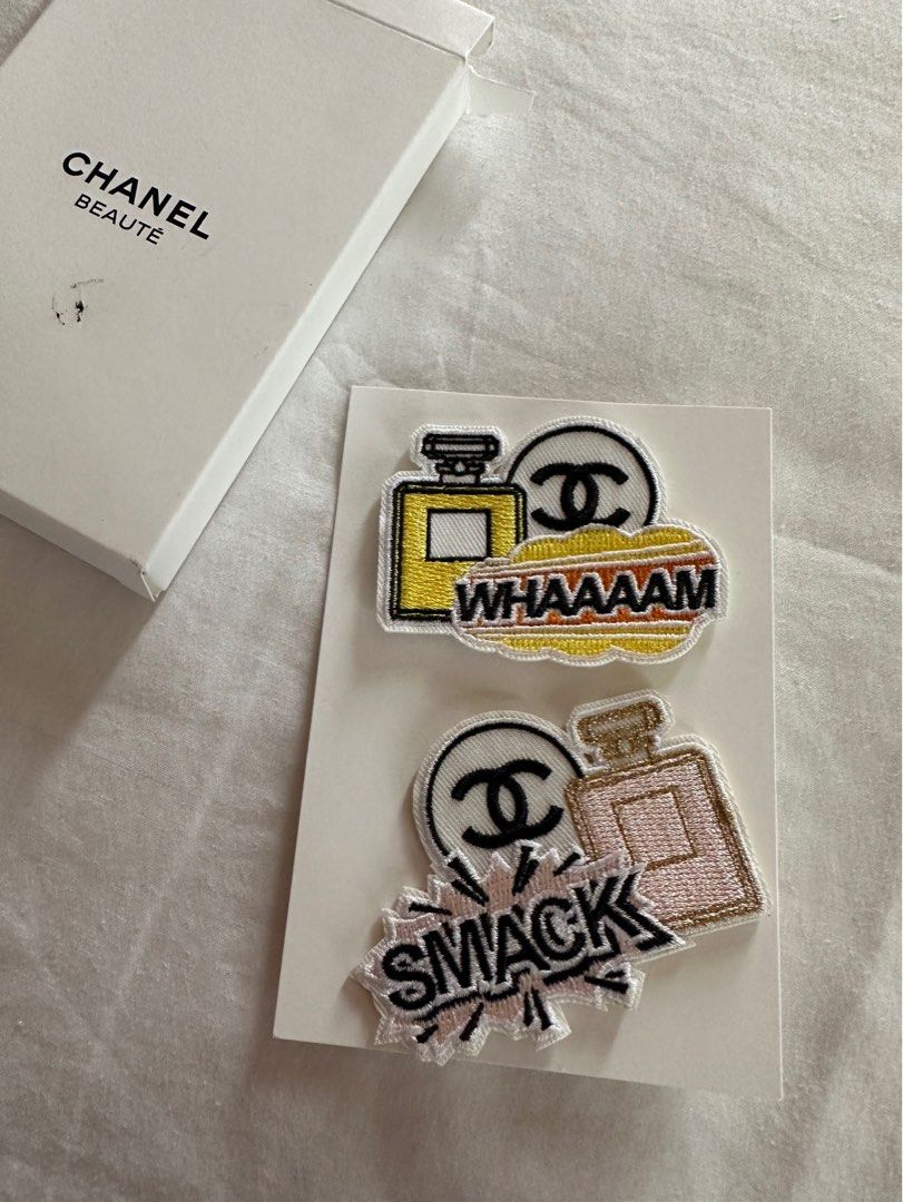 Chanel Beauty Embroidered Patch Badge Pin - VIP Gift, Luxury