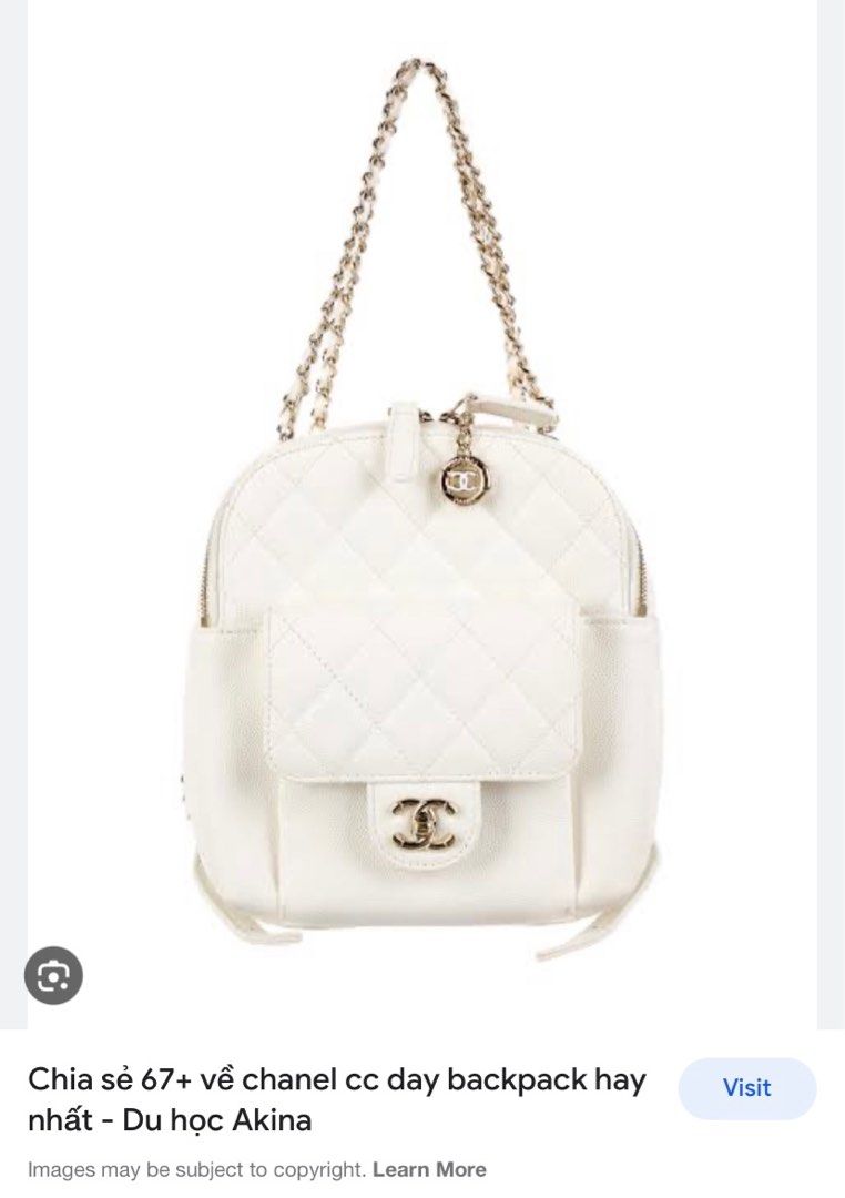 Chanel cc day caviar backpack, Luxury, Bags & Wallets on Carousell