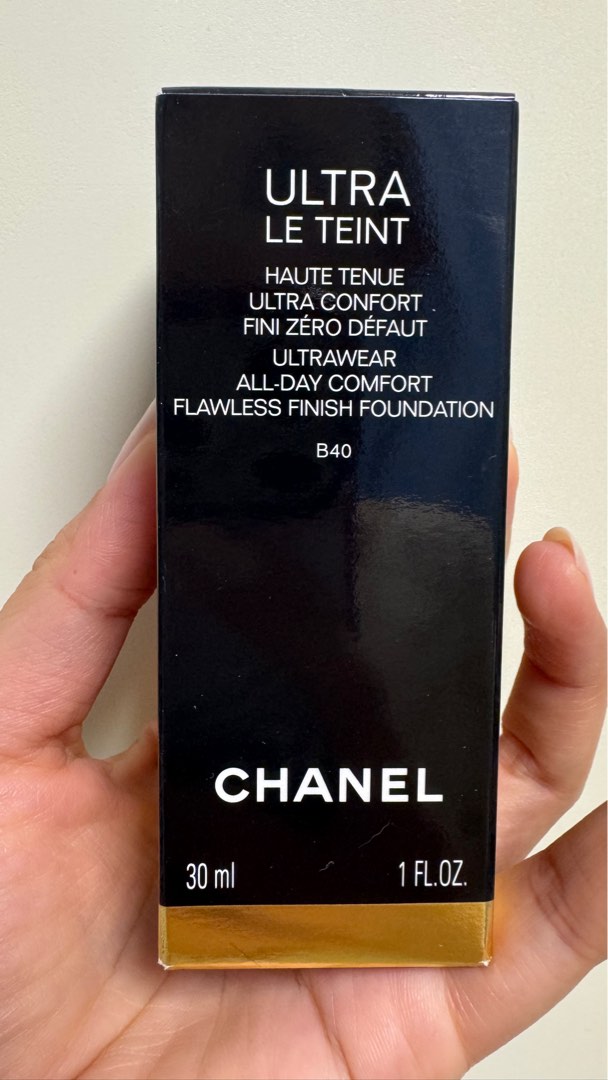 Chanel Ultra Le Teint持久啞緻粉底液- # B40 30ml/1oz, 美容＆個人護理, 健康及美容- 皮膚護理, 化妝品-  Carousell