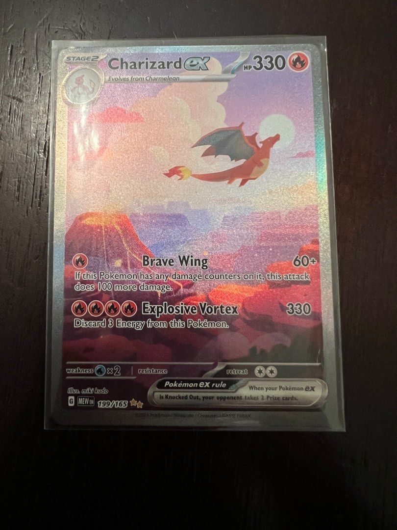 Charizard ex - 199/165 - SV: Scarlet and Violet 151 - Pokemon