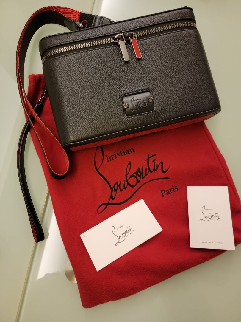 Christian Louboutin Kypipouch leather bag, 名牌, 手袋及銀包- Carousell