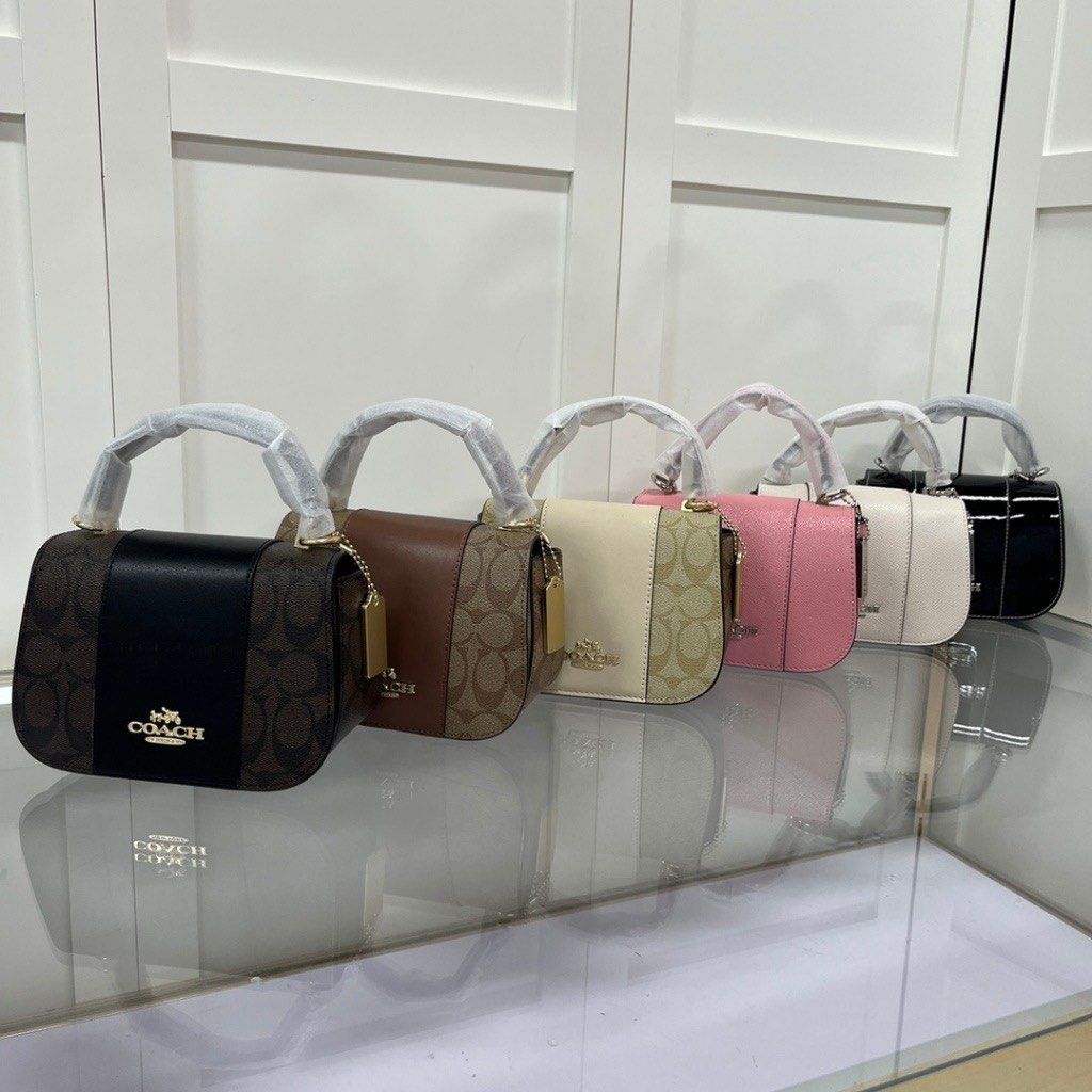 Coach top best sale handle pouch crossbody