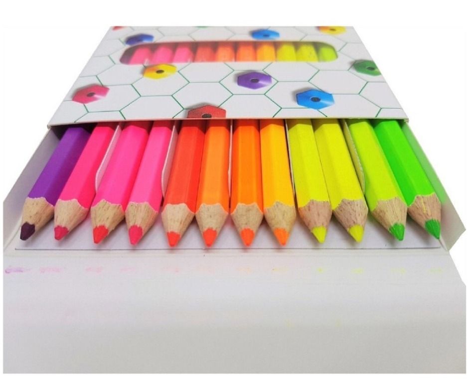  Colleen Pencils - Neon Colored Pencils - Highlighter
