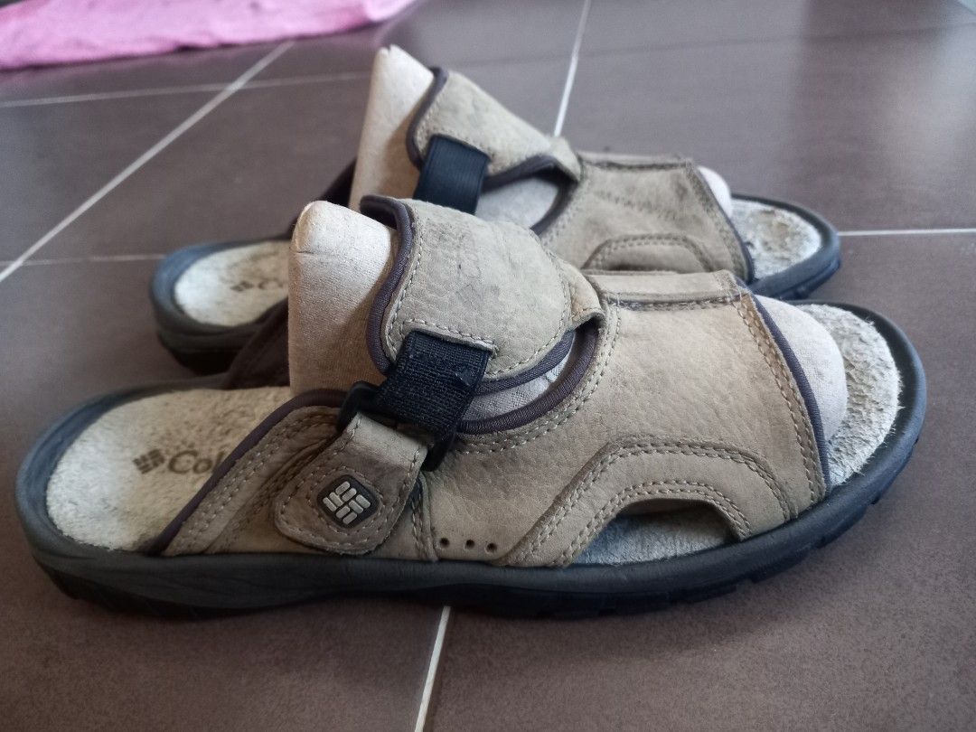 Columbia slate cheap slide sandals