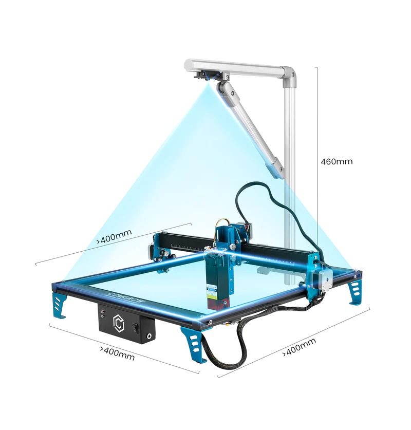 Comgrow Aluminium LightBurn Camera with Mounting Arm, Computers & Tech ...