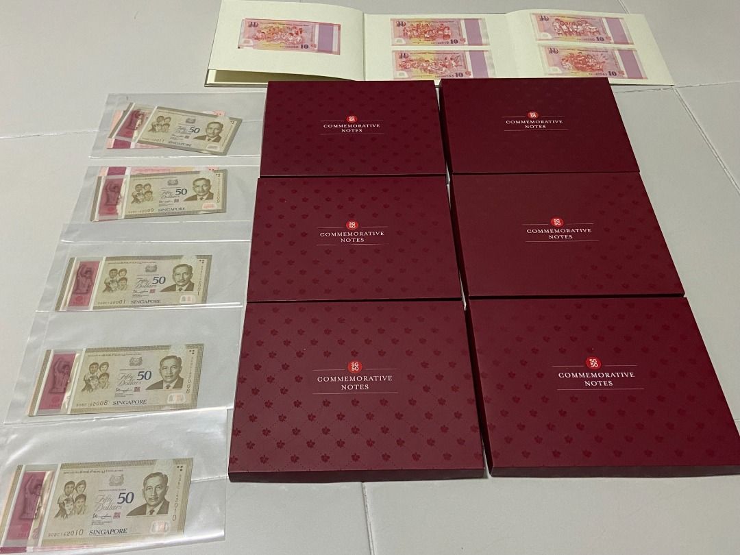 Commemorative Notes to Celebrate SG50, Hobbies & Toys, Memorabilia ...