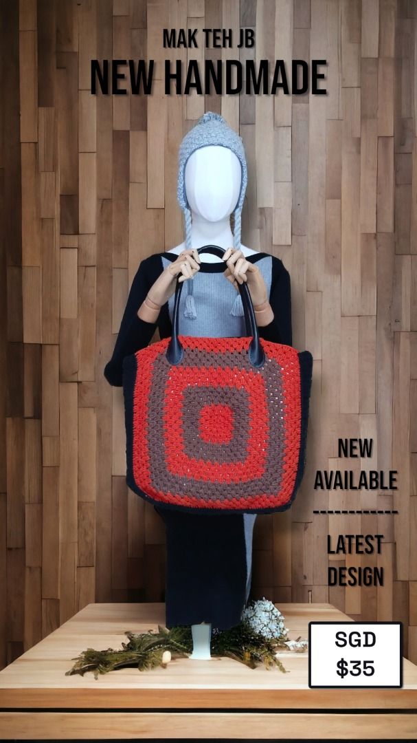 Katy handmade hot sale crochet bag