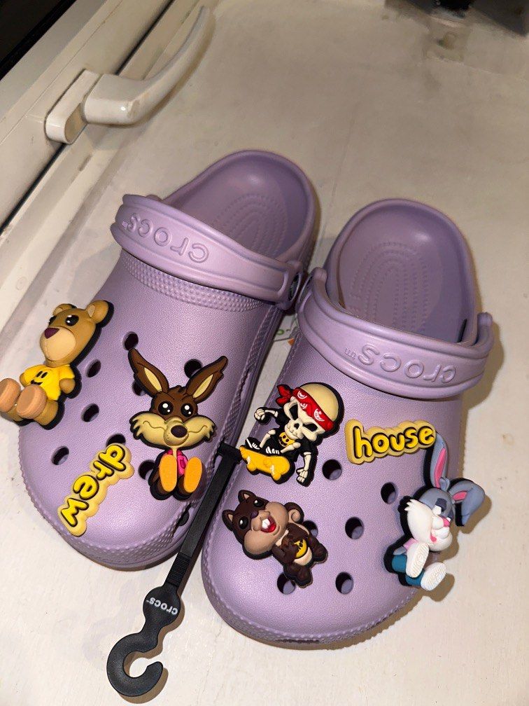 Crocs Shoes Justin Bieber Lavender Crocs Justin Bieber Drew House