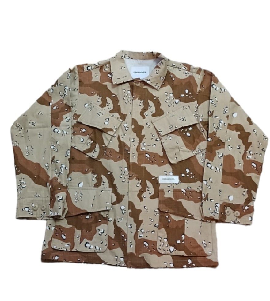 Crossover Desert Storm Military Camo Jacket