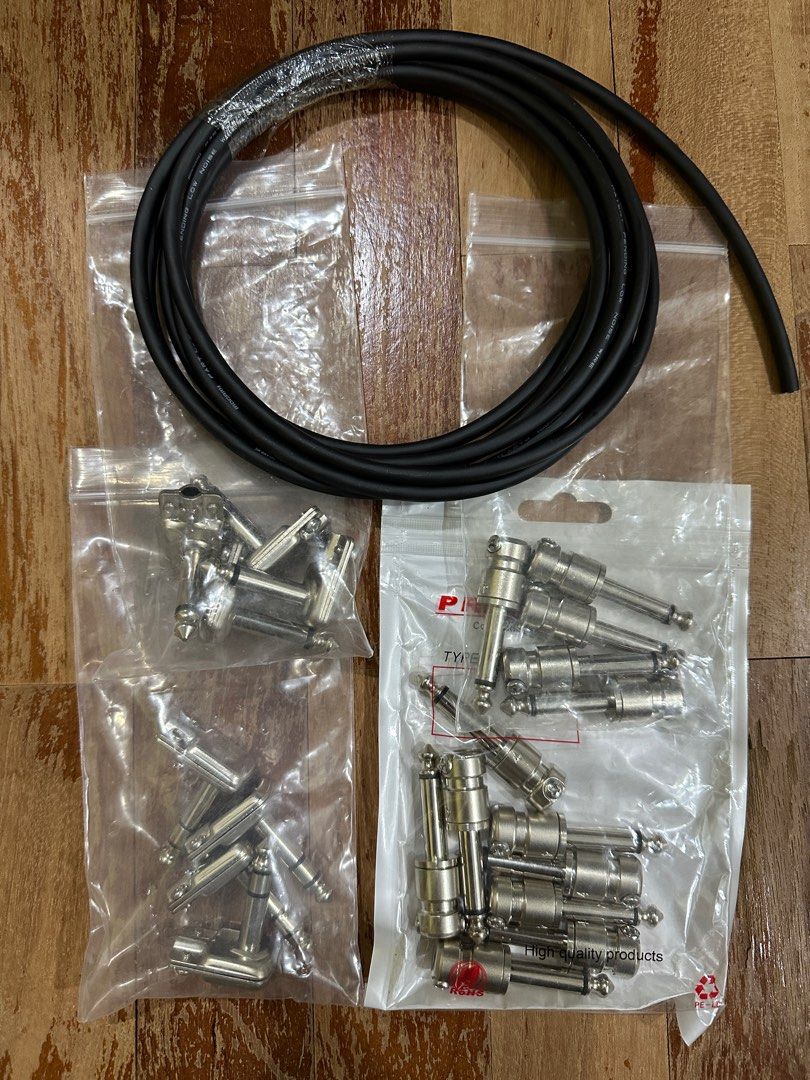 Custom Soldered Patch Cables for Guitarist, Hobbies & Toys, Music