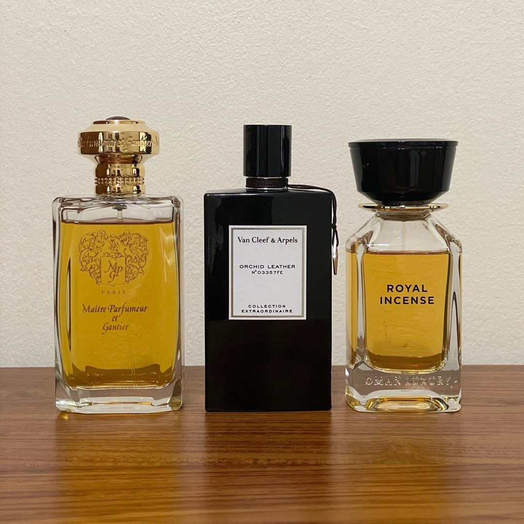 Decant] Van Cleef & Arpels Orchid Leather / Omanluxury Royal Incense /  Maitre Parfumeur et Gantier Ambre Precieux, Beauty & Personal Care,  Fragrance & Deodorants on Carousell