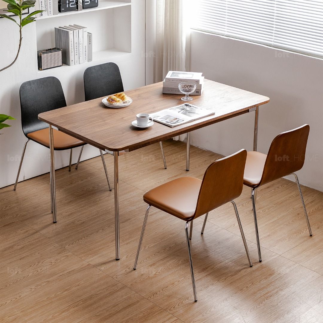 Dining Chair 2pcs Set Black SEELA Furniture Home Living
