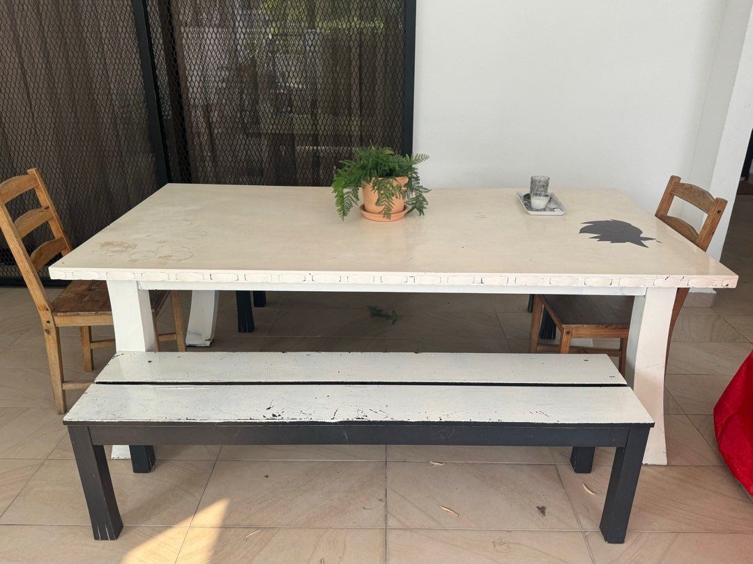 Heavy outdoor dining hotsell table
