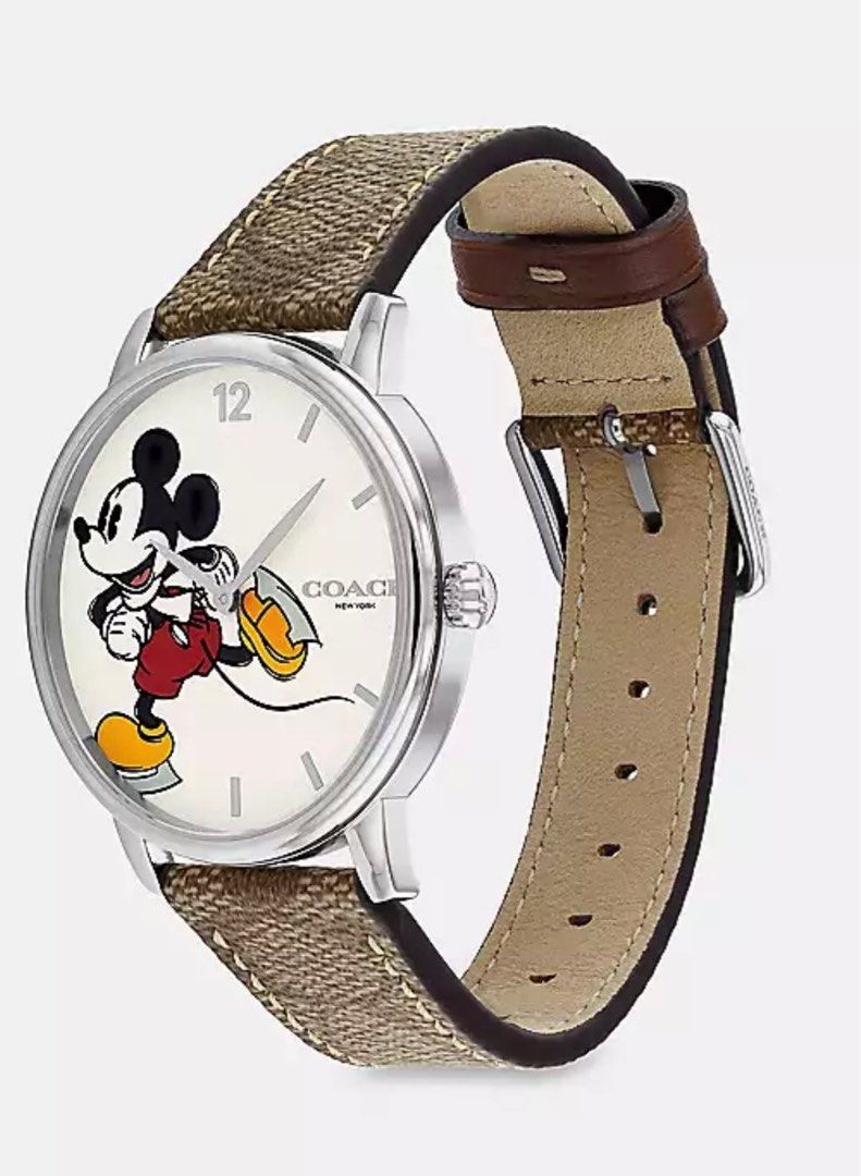Disney X Coach Grand Watch, 40 Mm, 名牌, 手錶- Carousell