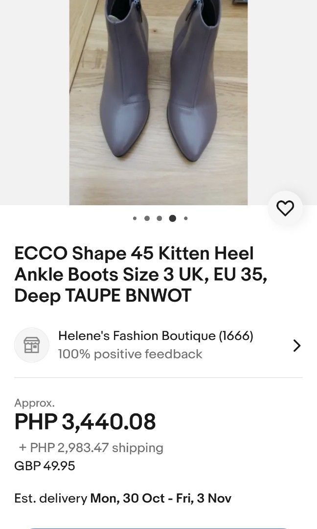 Ecco shape ankle boots