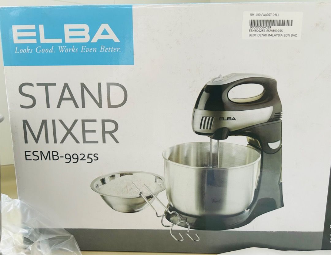 ELBA STAND MIXER MODEL ESMB9925S, TV & Home Appliances, Kitchen