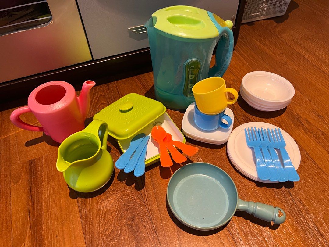 ELC Play Kitchen Dinnerware Cutlery Set Hobbies Toys Toys