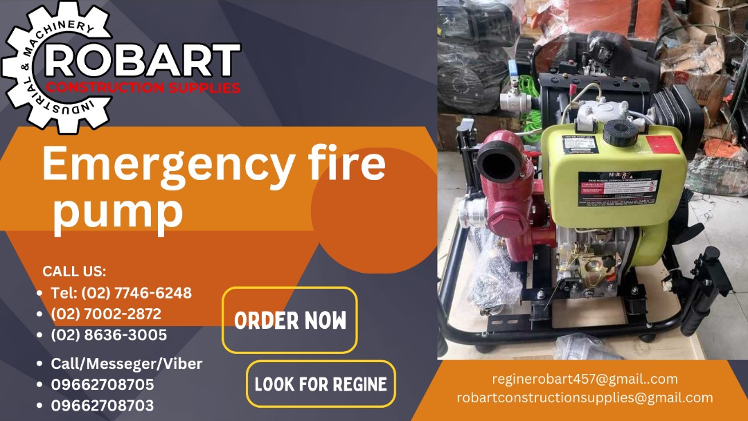 Emergency fire pump, Commercial & Industrial, Construction Tools