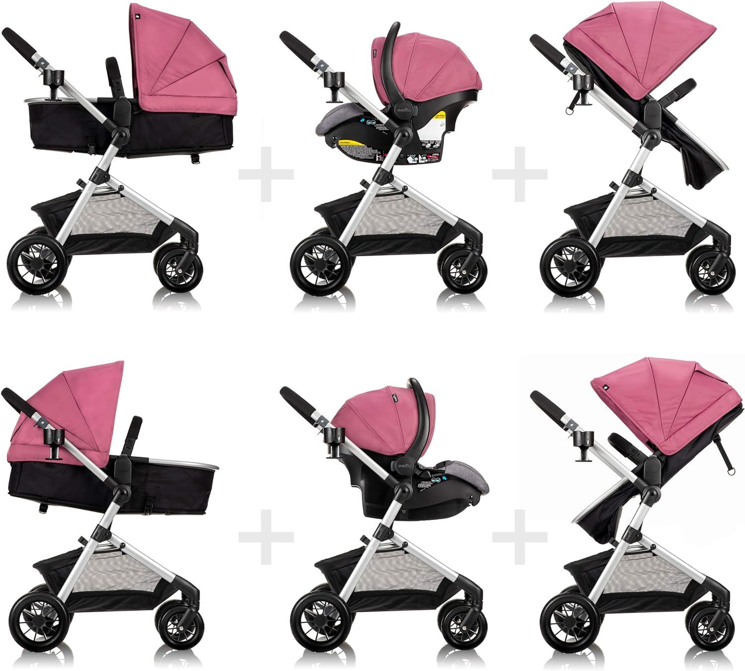 Evenflo pivot modular travel system with safemax outlet