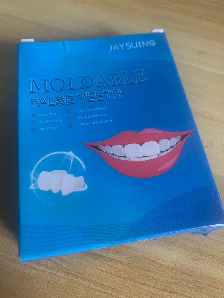 Fake teeth , moldable false teeth, Beauty & Personal Care, Oral Care on ...