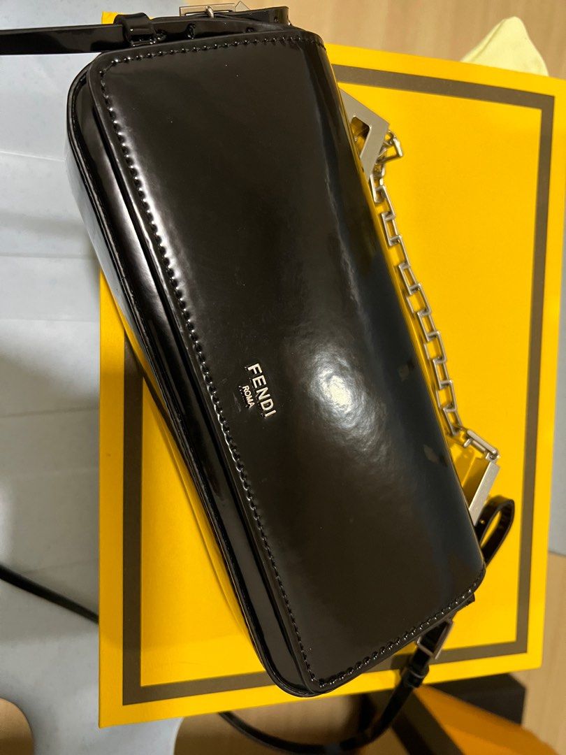 Fendi First Sight - Black leather mini bag